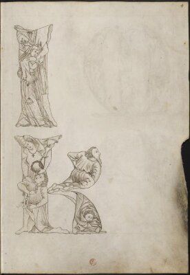 Writing book, with four sets of alphabets