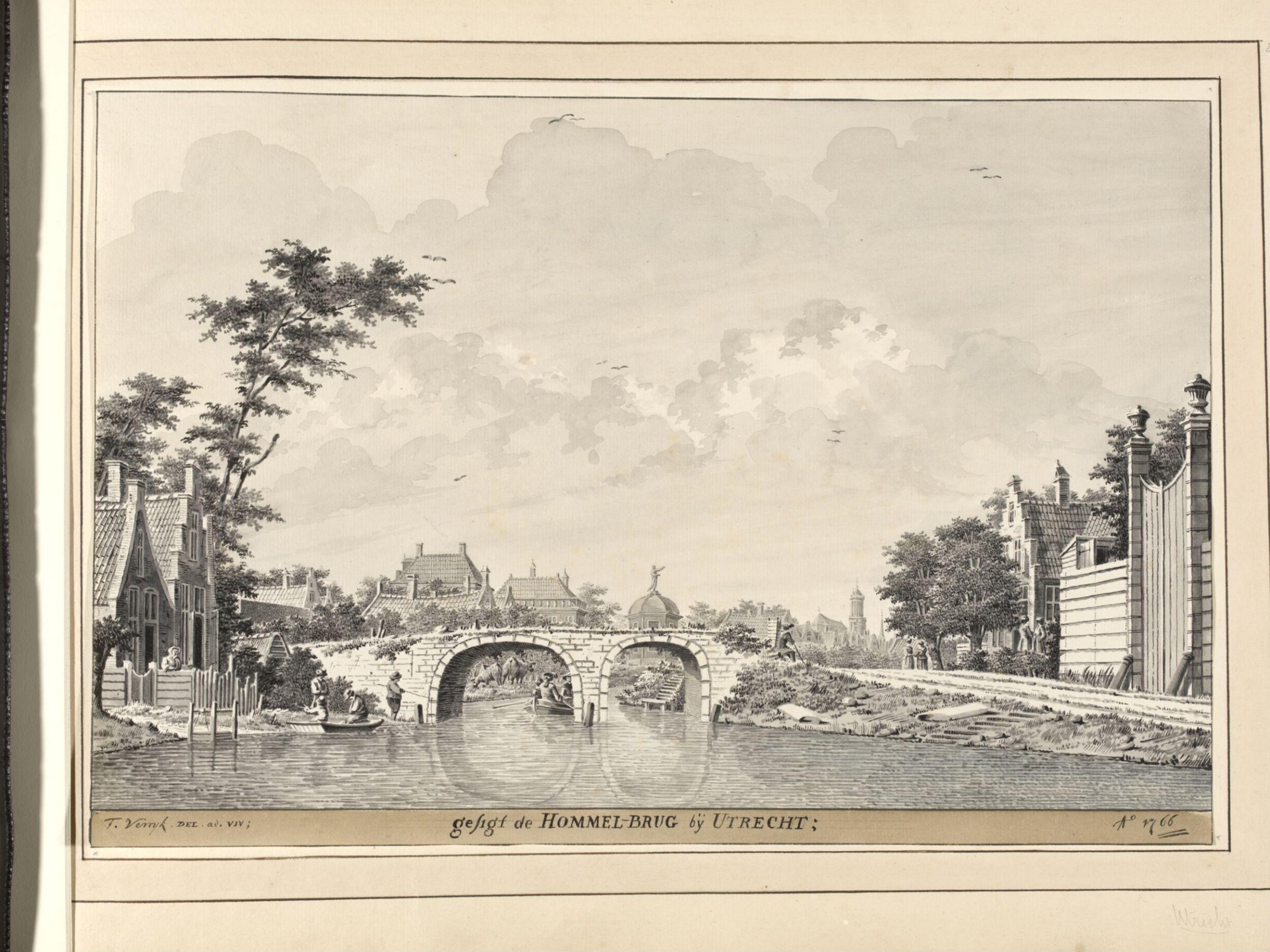 Drawing, Dirk Verrijk, mid-eighteenth century