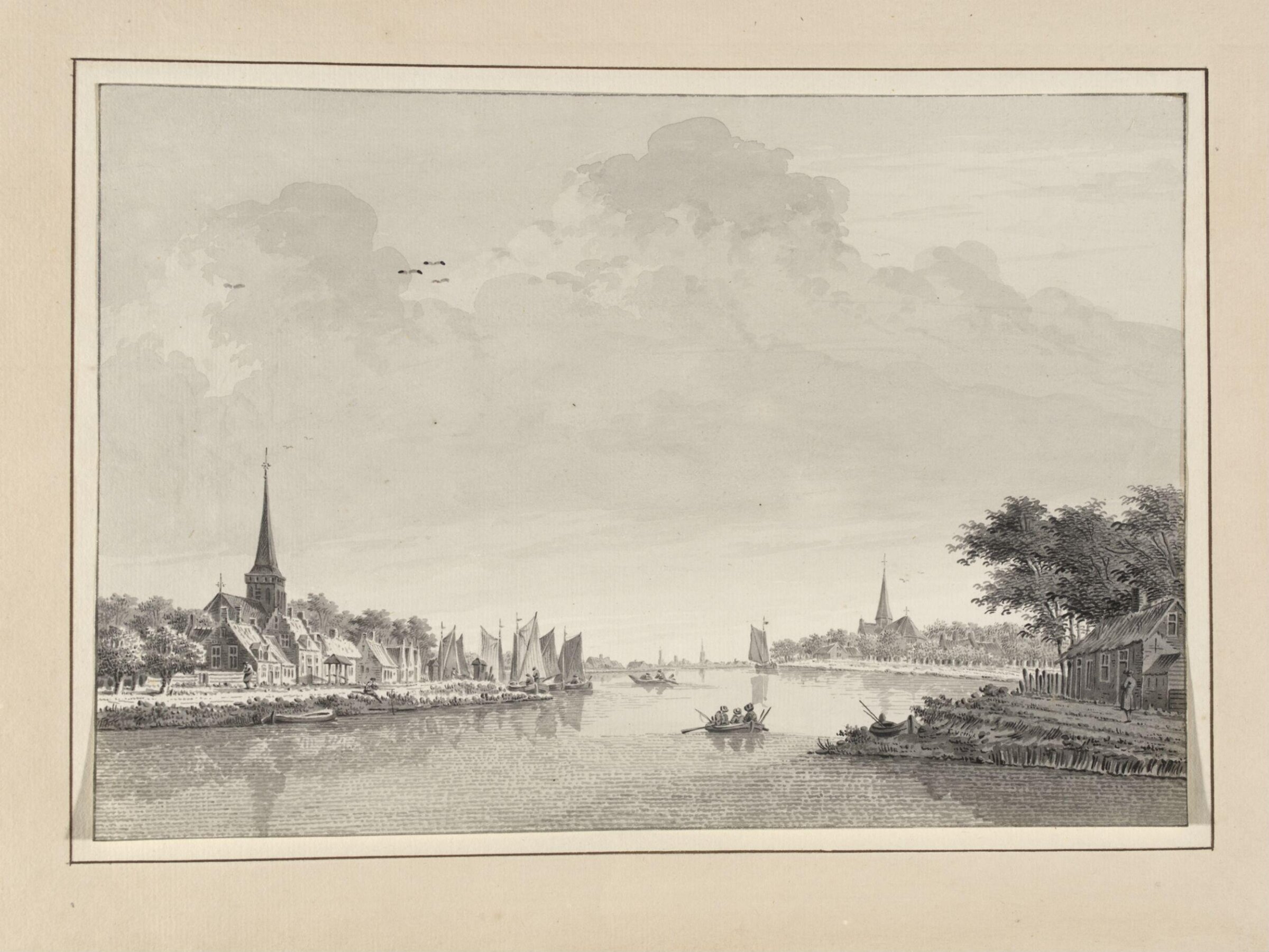 Drawing, Dirk Verrijk, mid-eighteenth century