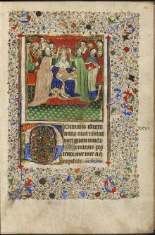 Psalter (the 'Plantagenet Psalter'), in Latin thumbnail 1