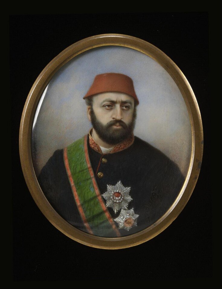 Portrait of Sultan Abdülaziz top image