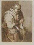 Portrait of the poet Joost van den Vondel in old age thumbnail 2