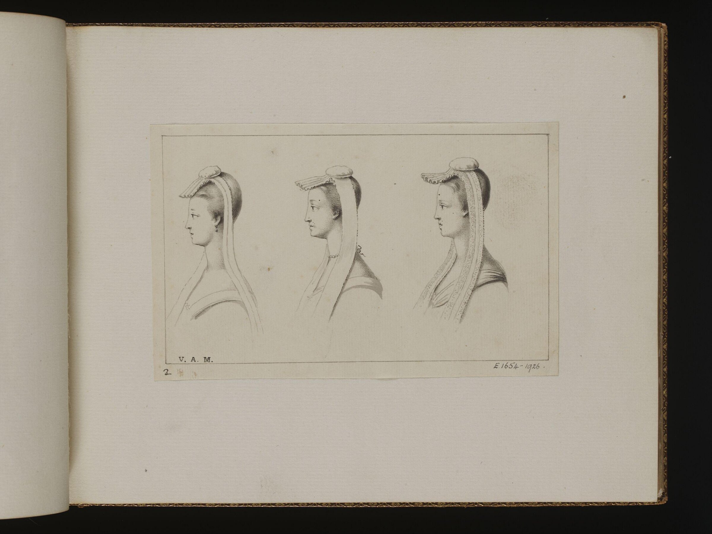 The Exact Dress of the Head, Bernard Lens, 1725-1726