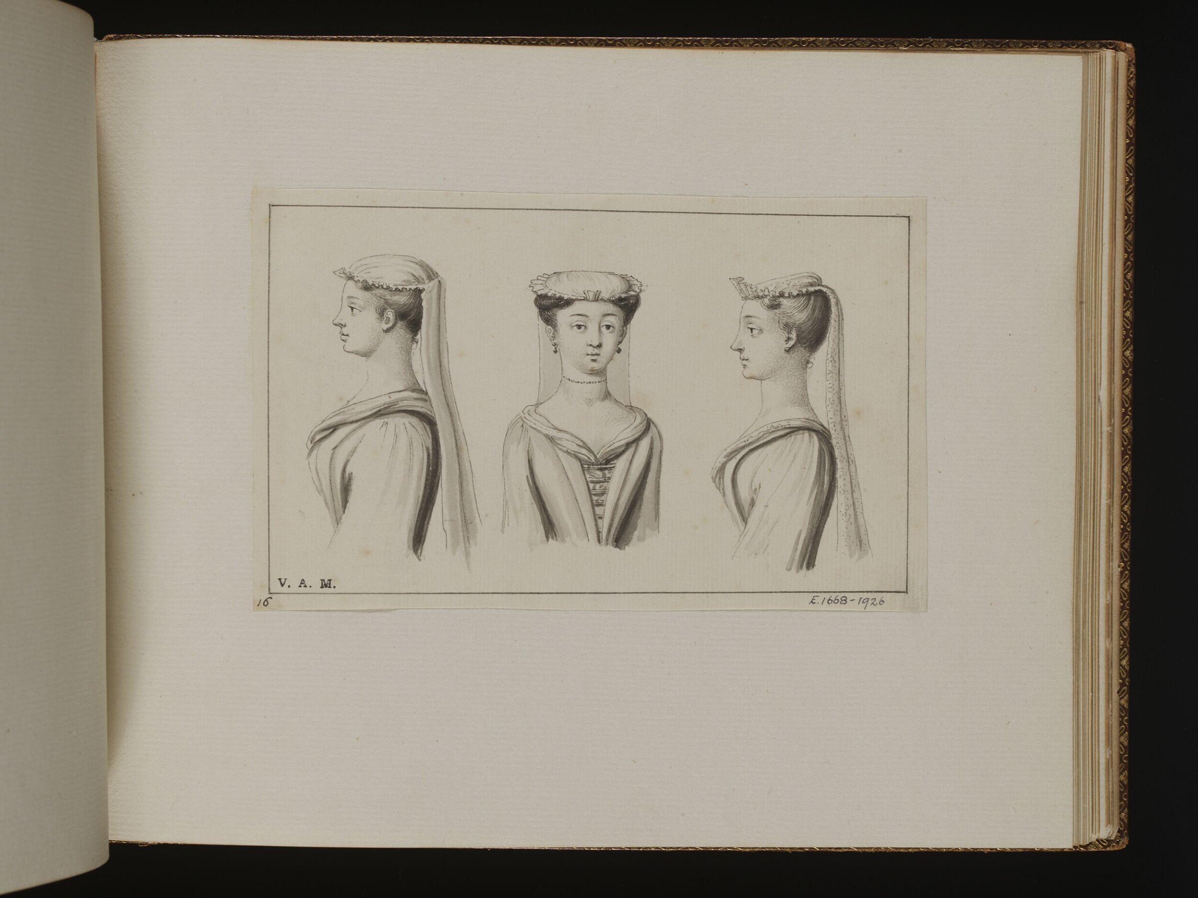 The Exact Dress of the Head, Bernard Lens, 1725-1726