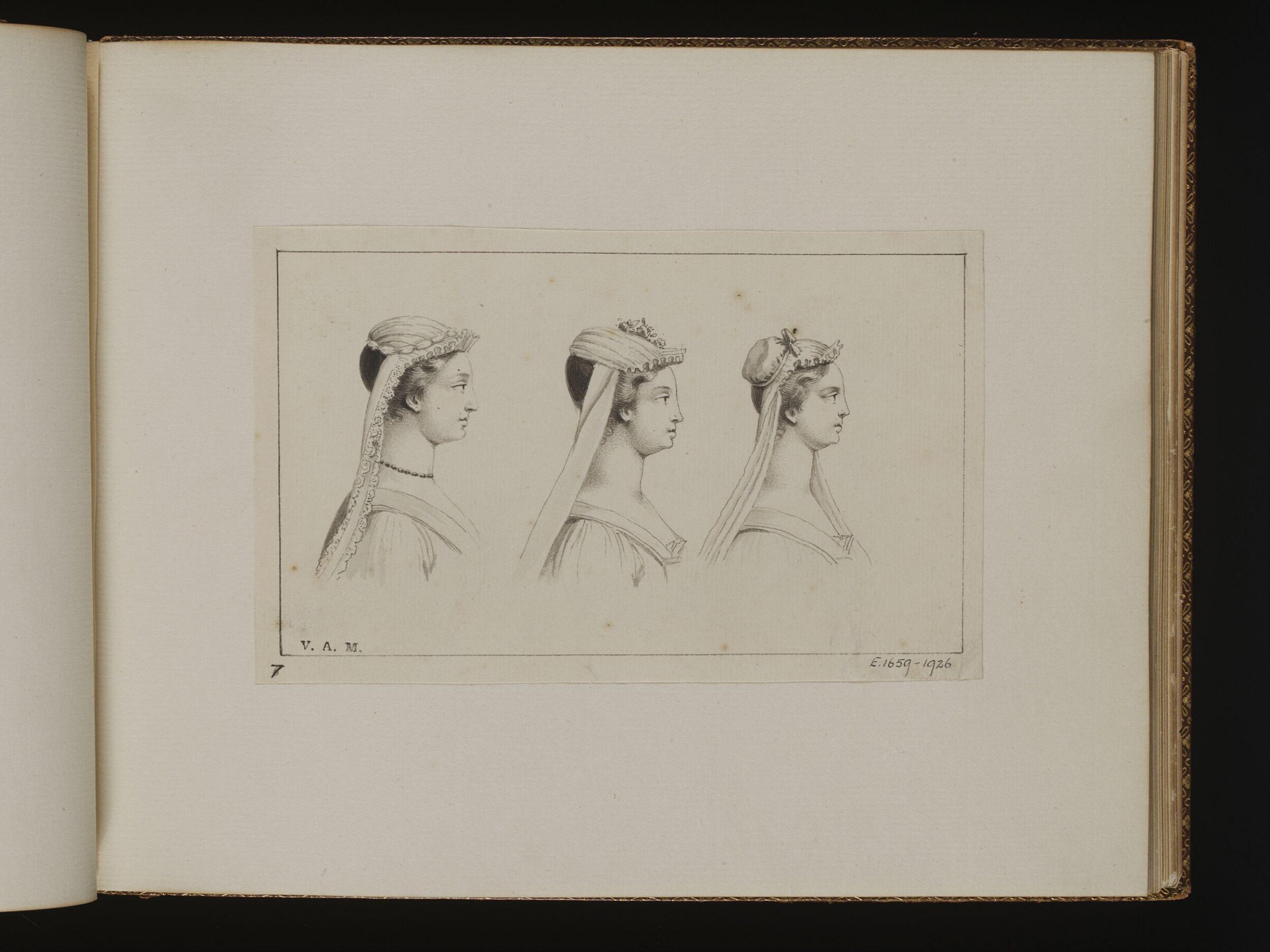 The Exact Dress of the Head, Bernard Lens, 1725-1726
