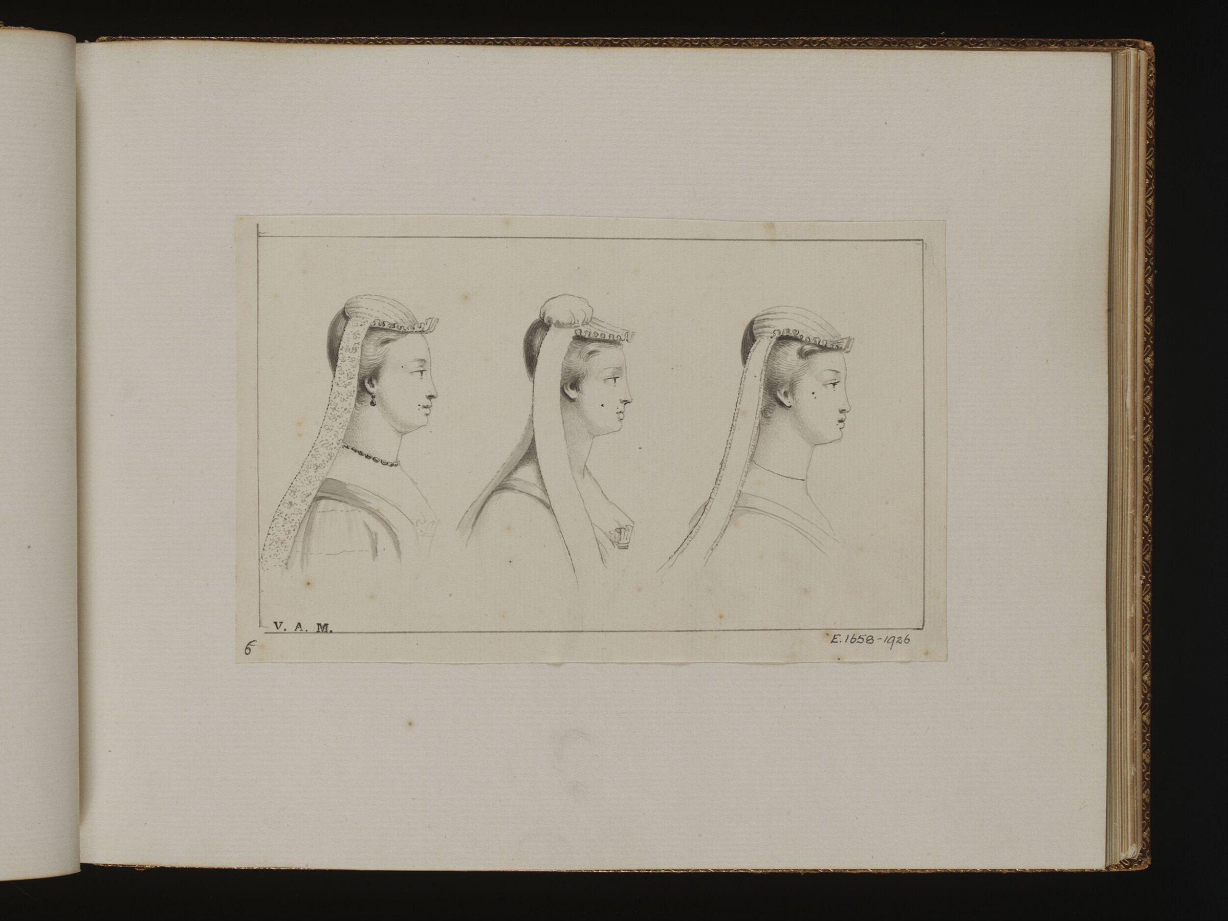 The Exact Dress of the Head, Bernard Lens, 1725-1726