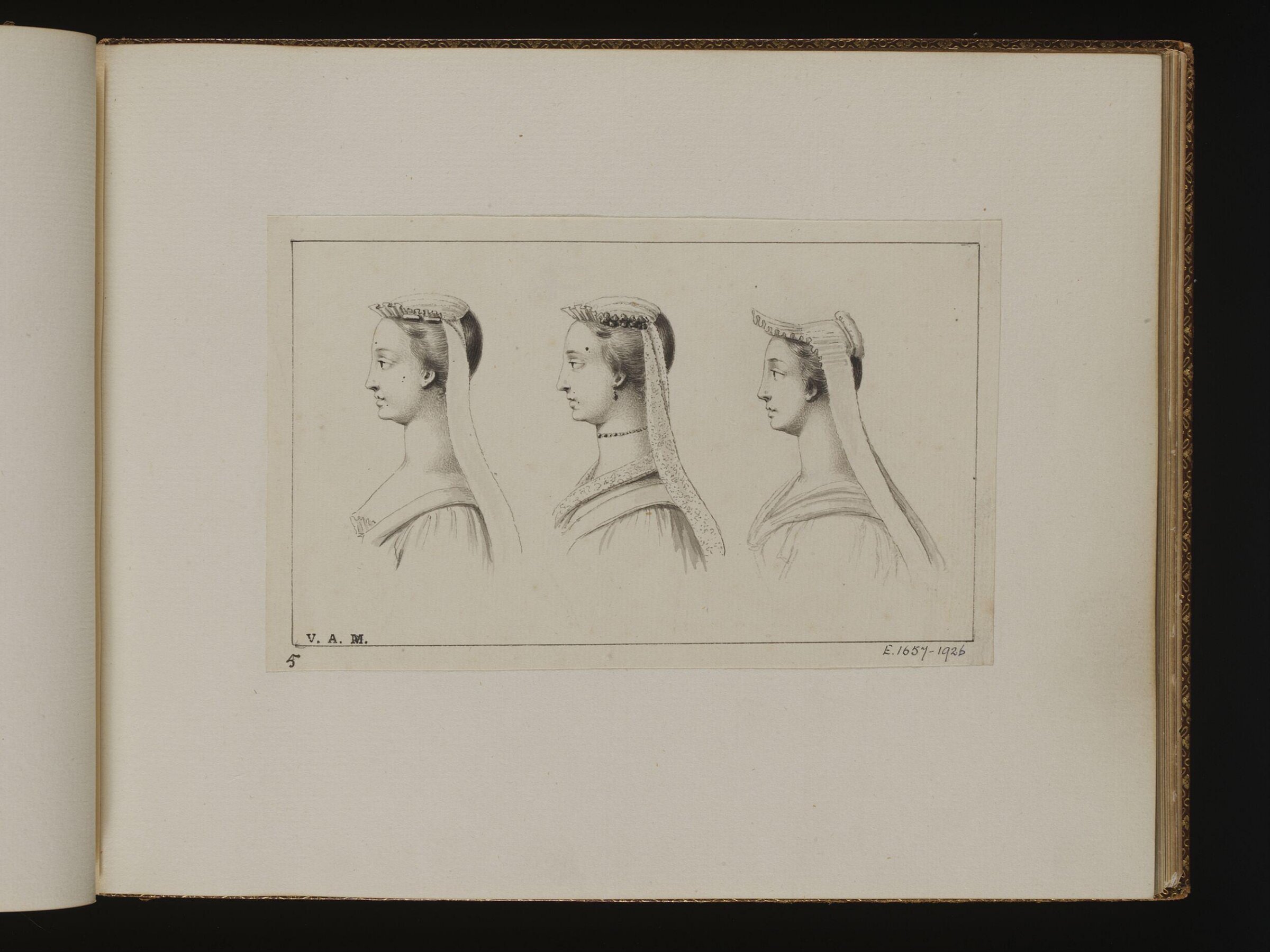 The Exact Dress of the Head, Bernard Lens, 1725-1726