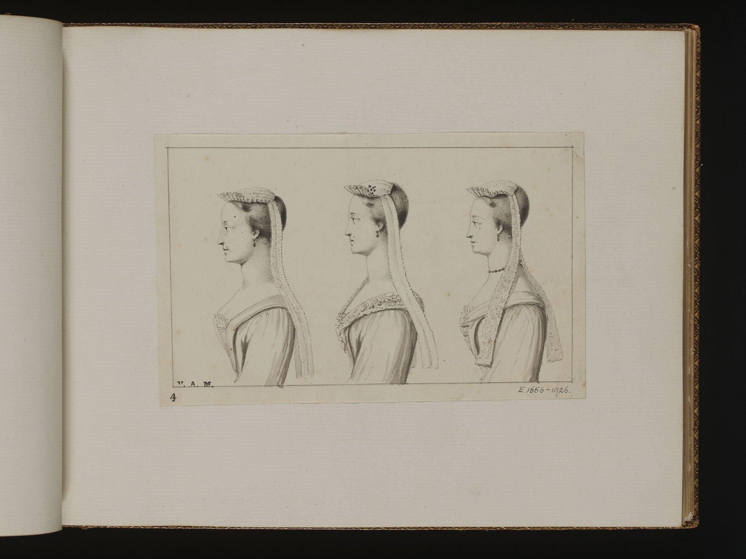The Exact Dress of the Head, Bernard Lens, 1725-1726
