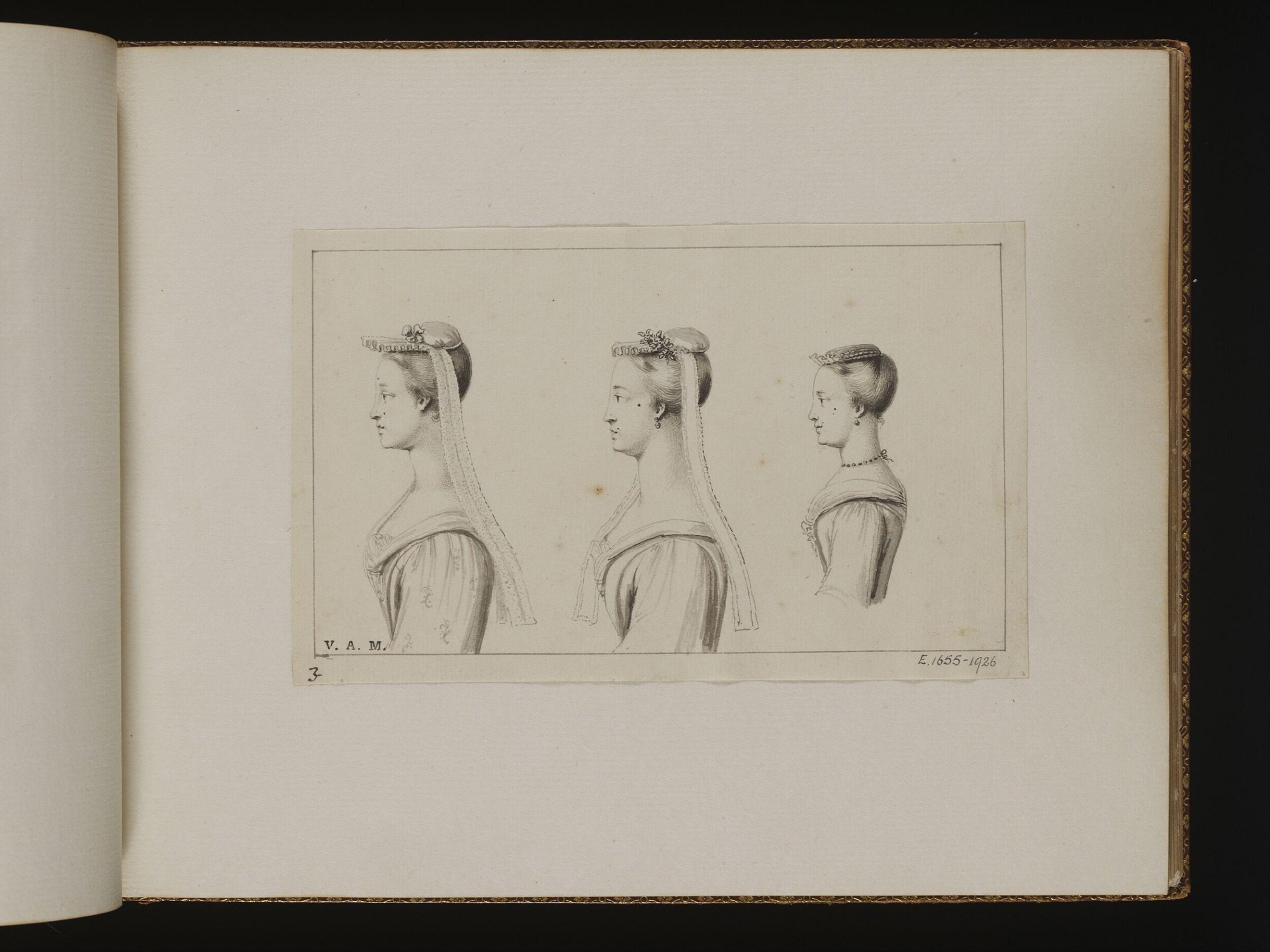 The Exact Dress of the Head, Bernard Lens, 1725-1726