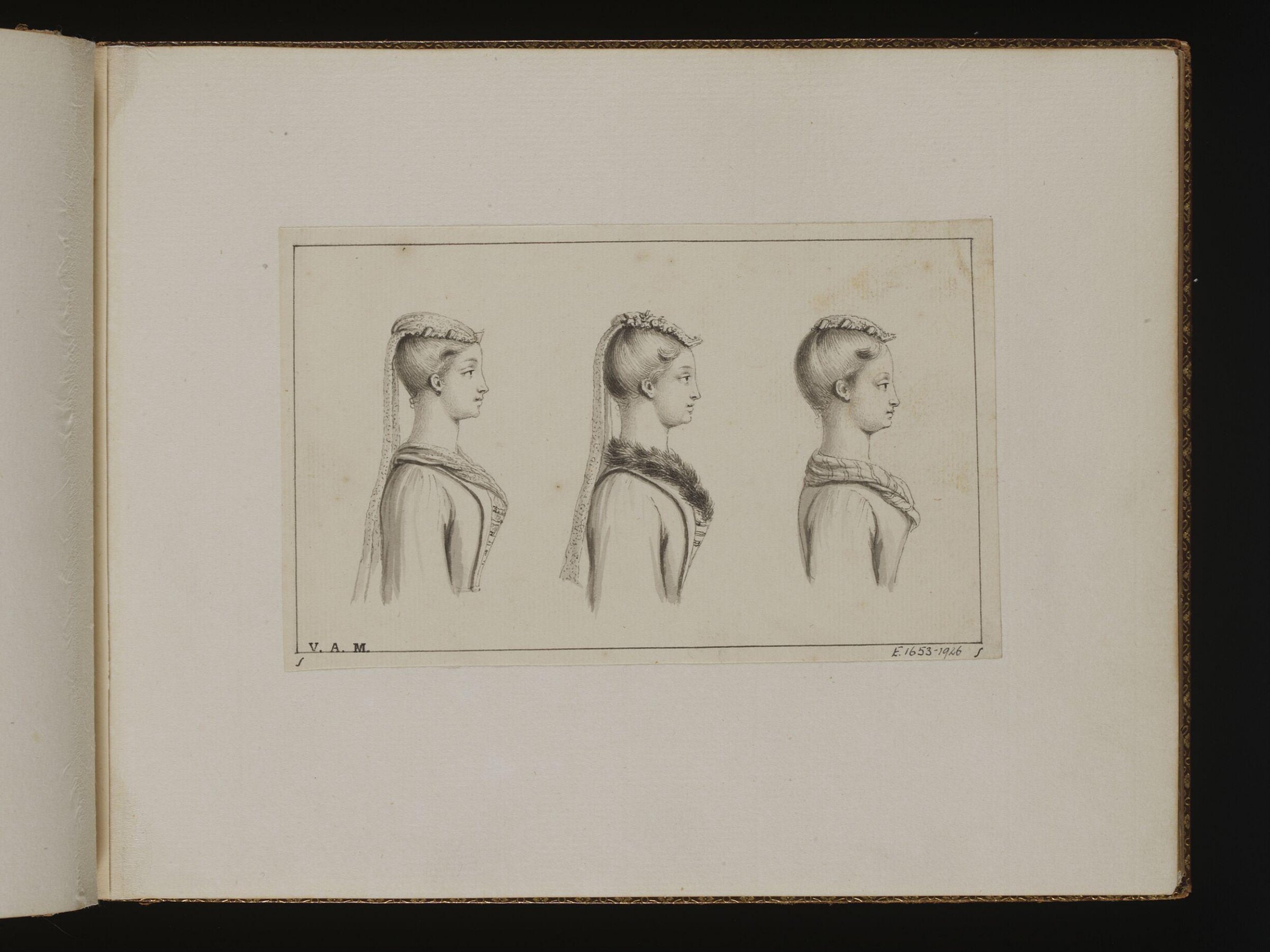 The Exact Dress of the Head, Bernard Lens, 1725-1726