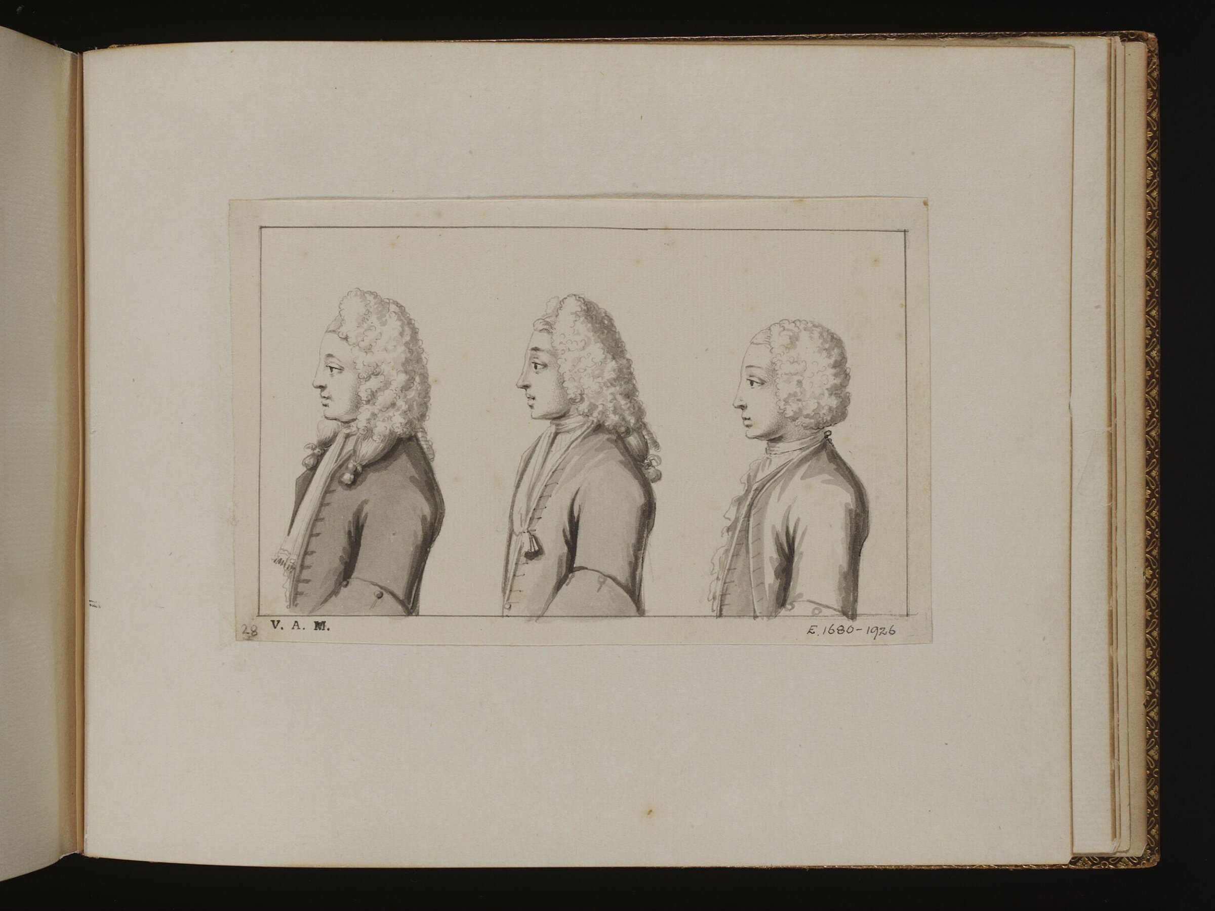 The Exact Dress of the Head, Bernard Lens, 1725-1726