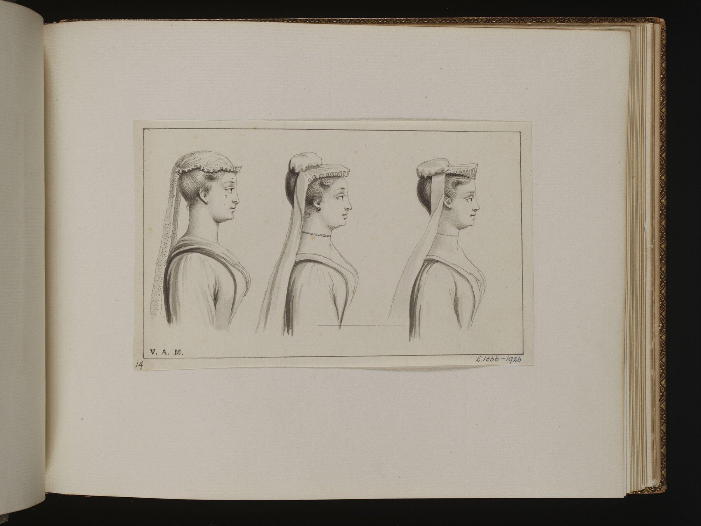 The Exact Dress of the Head, Bernard Lens, 1725-1726