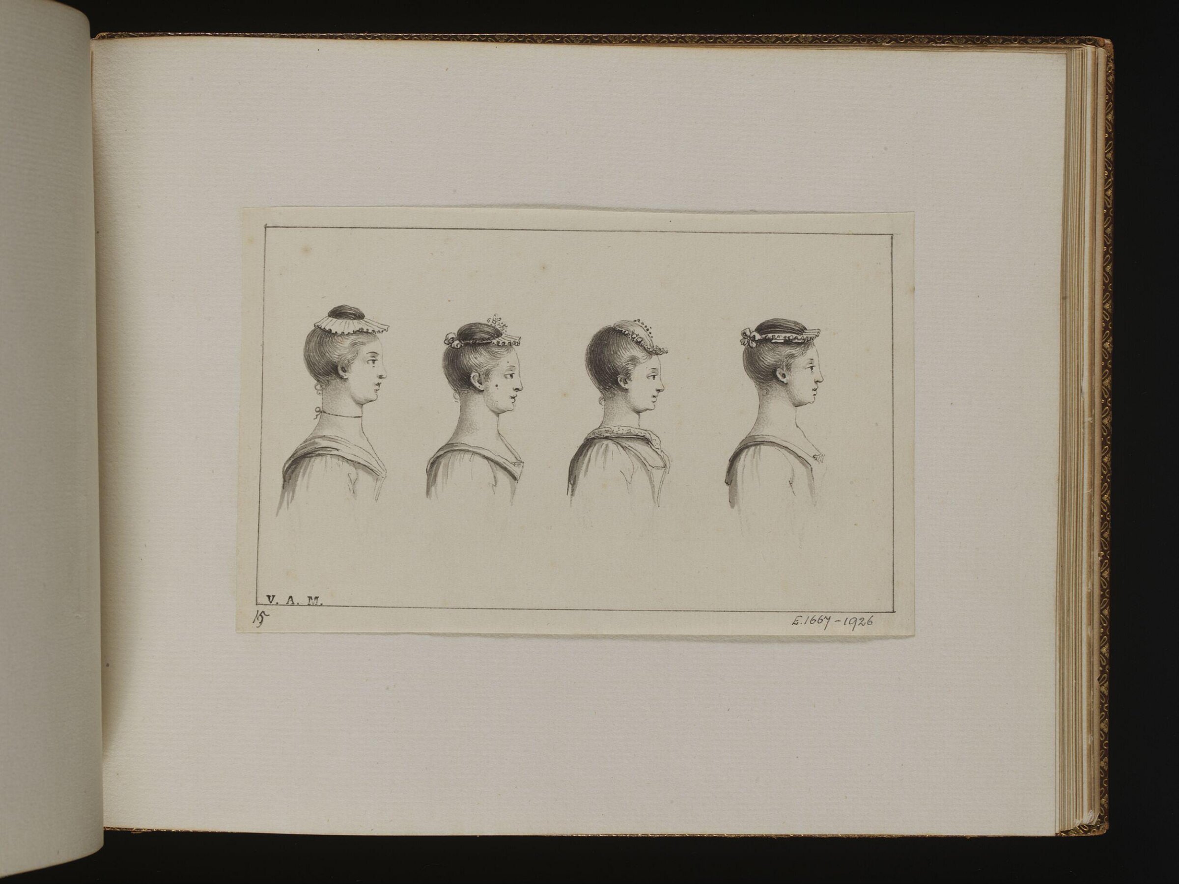 The Exact Dress of the Head, Bernard Lens, 1725-1726