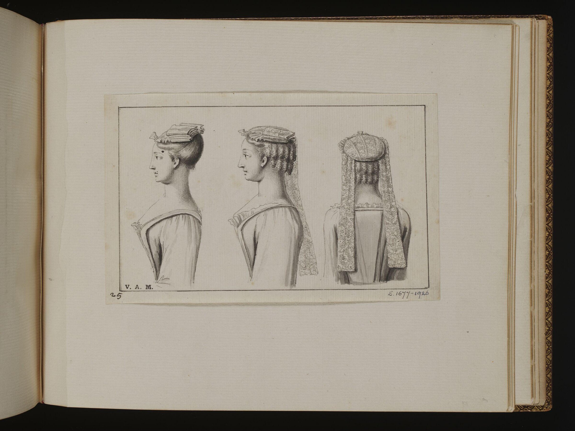 The Exact Dress of the Head, Bernard Lens, 1725-1726