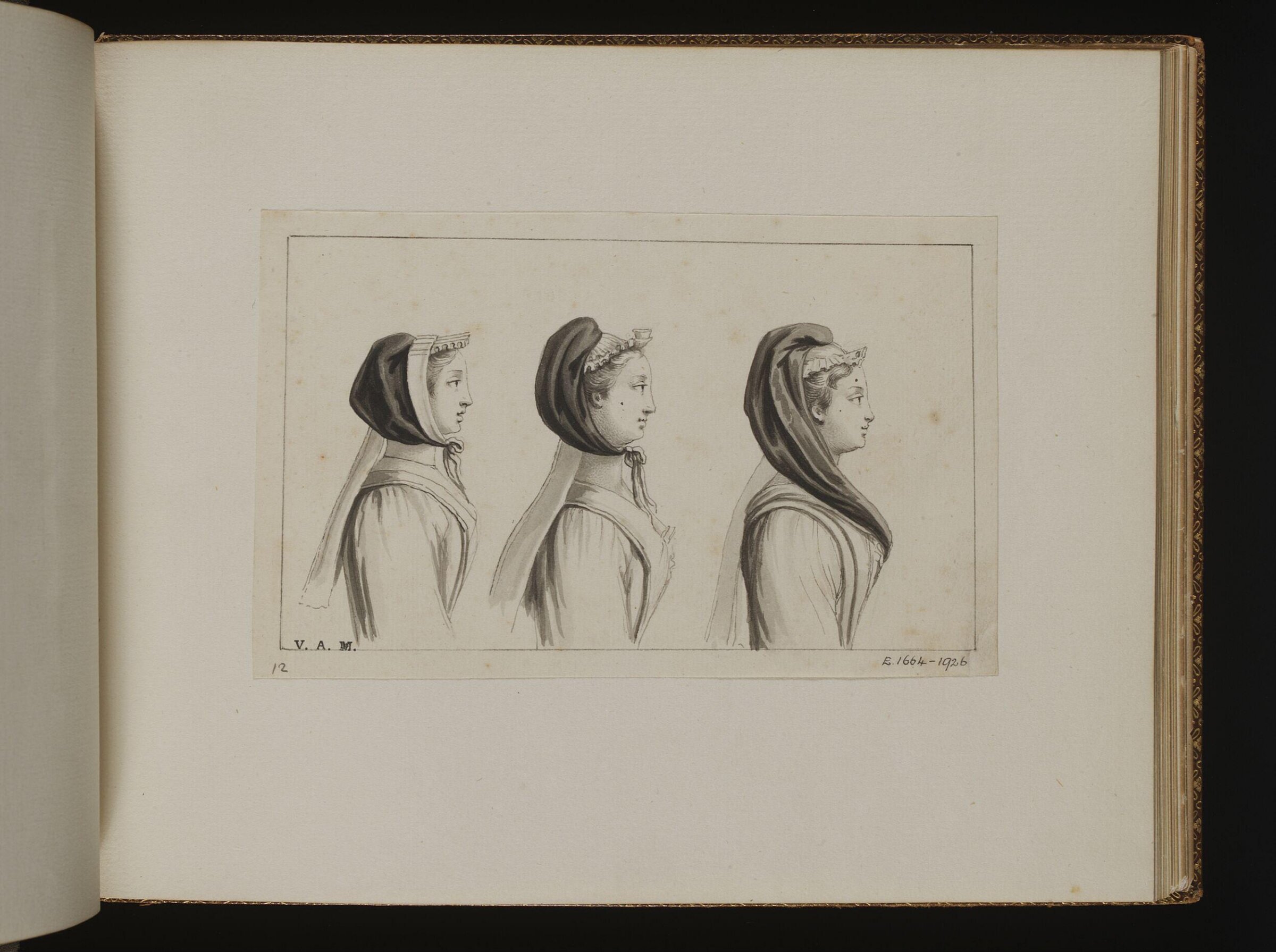 The Exact Dress of the Head, Bernard Lens, 1725-1726