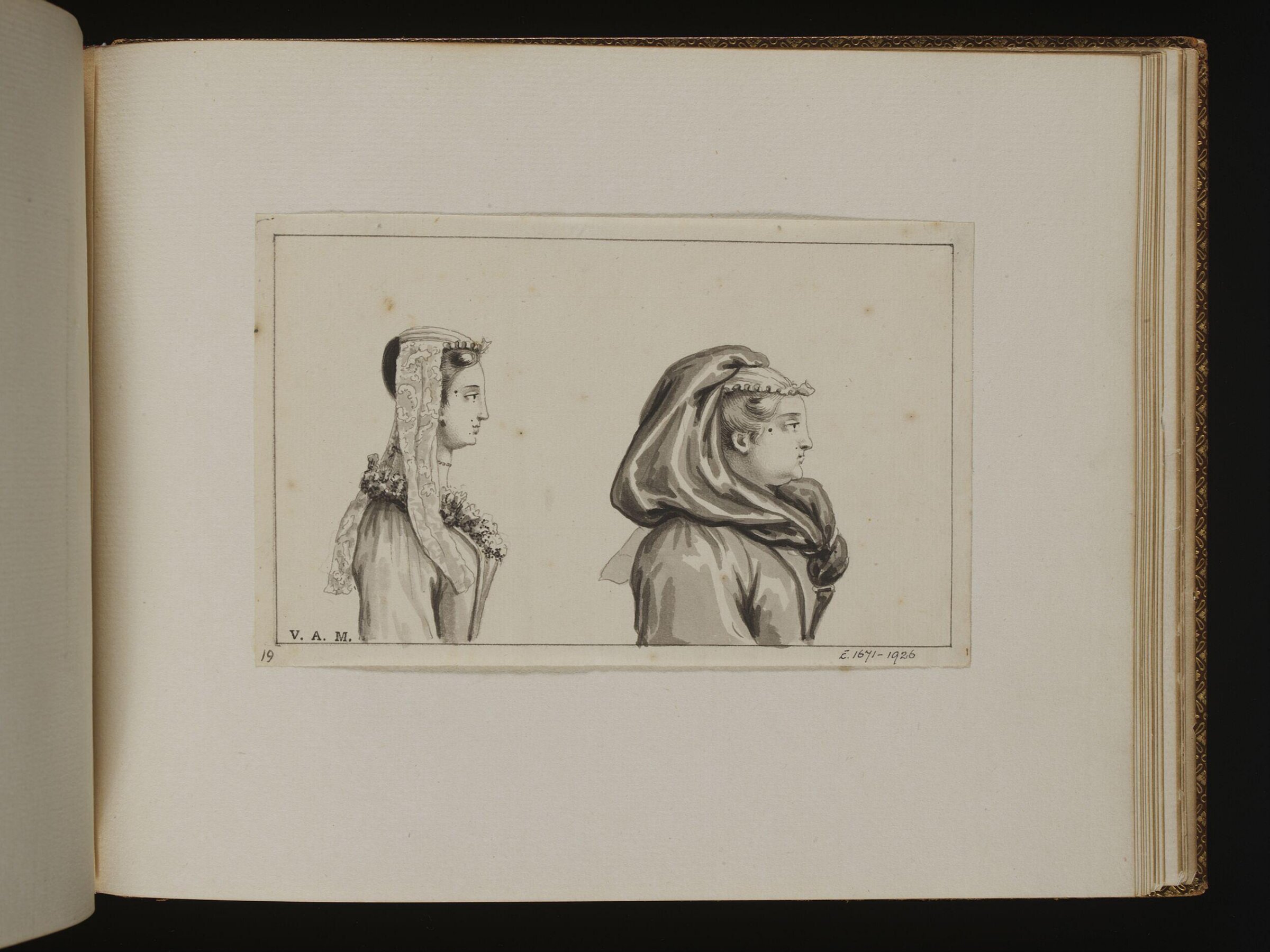 The Exact Dress of the Head, Bernard Lens, 1725-1726