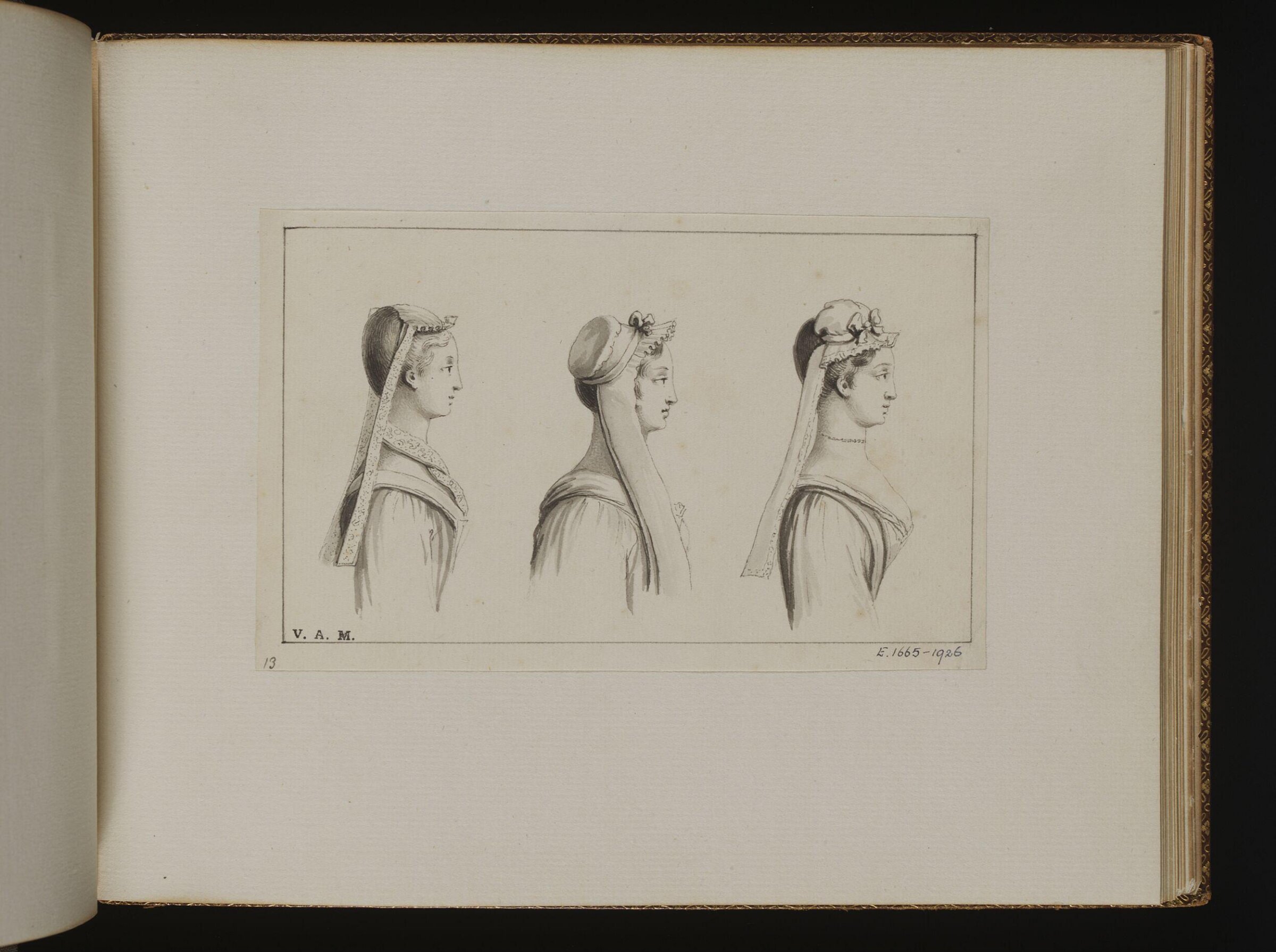 The Exact Dress of the Head, Bernard Lens, 1725-1726