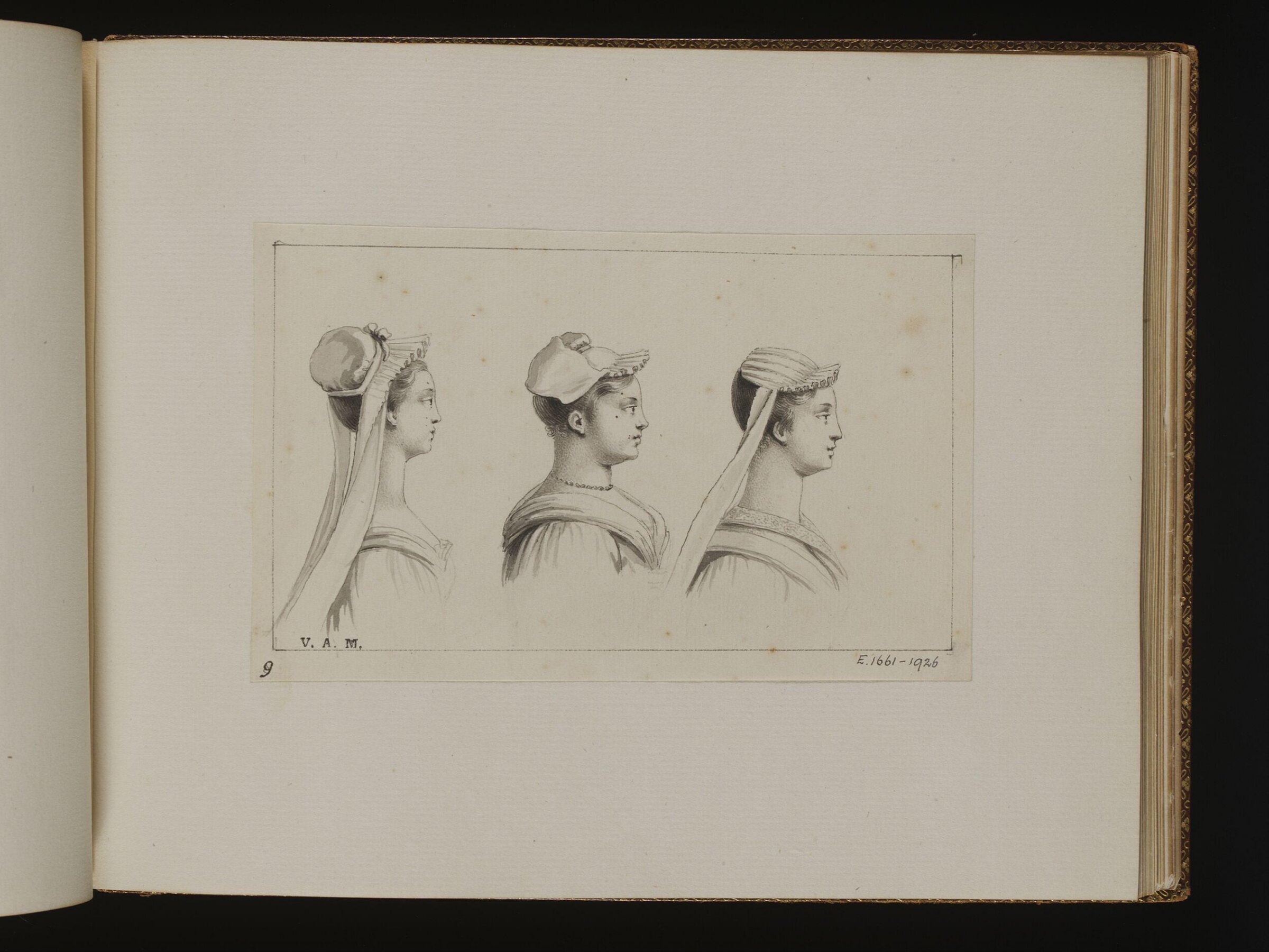 The Exact Dress of the Head, Bernard Lens, 1725-1726