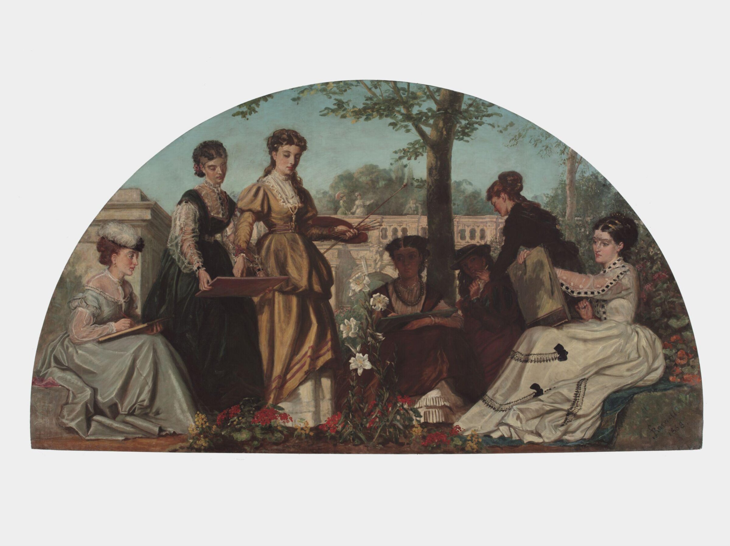 Flower Painting, Frederick Bacon Barwell, 1868