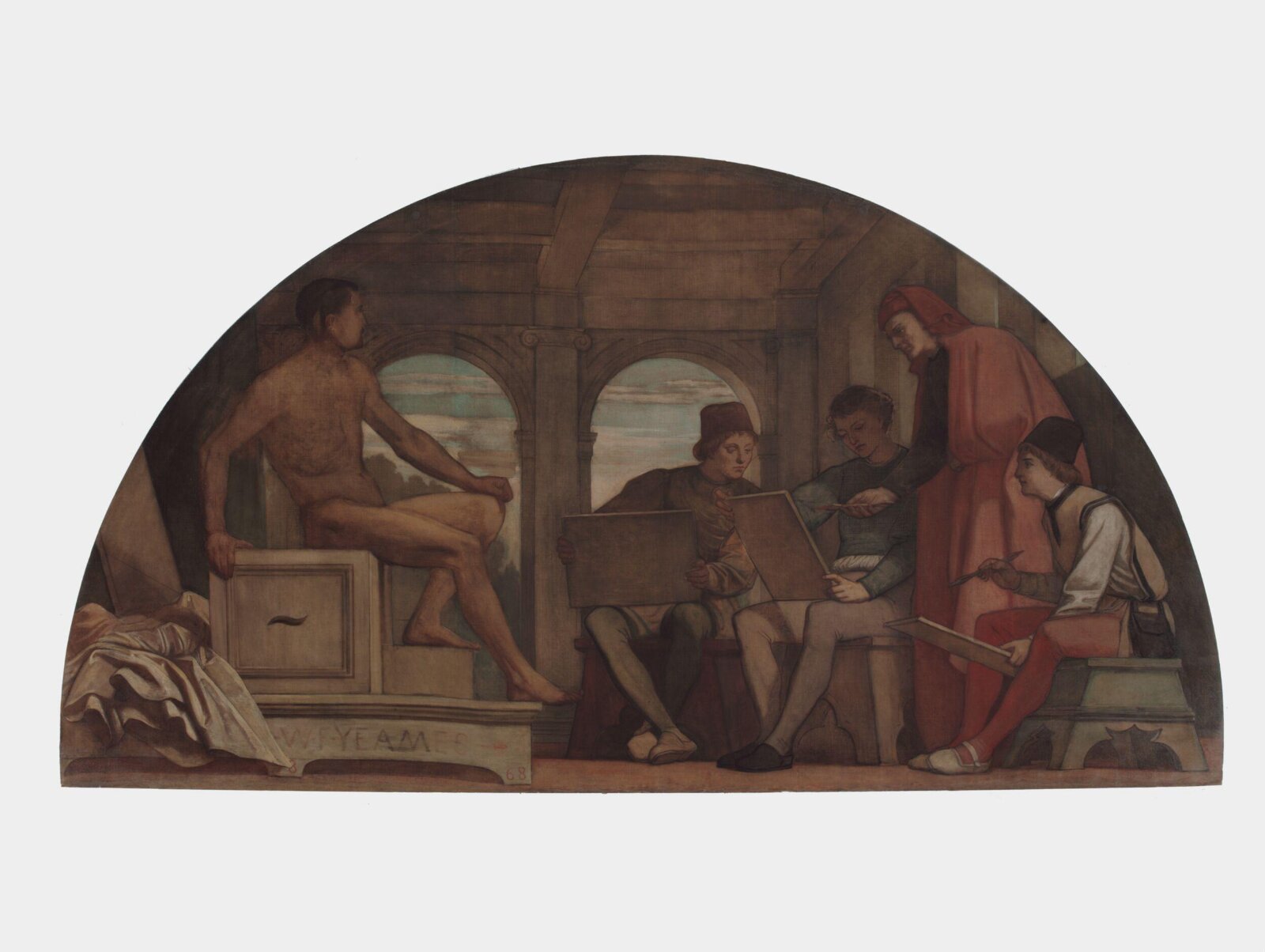 Drawing from Life, William Frederick Yeames, 1868