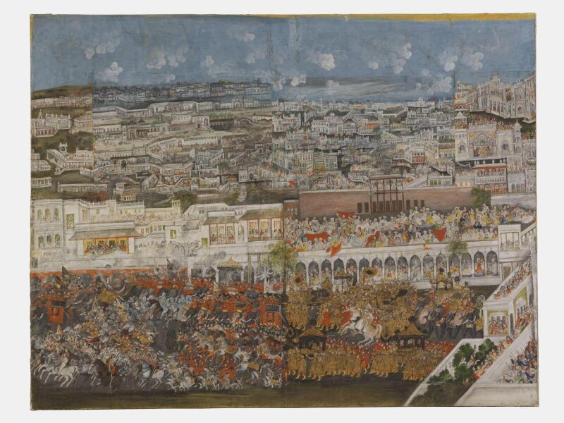 A Procession of Ghazi ud-Din Haider through Lucknow
