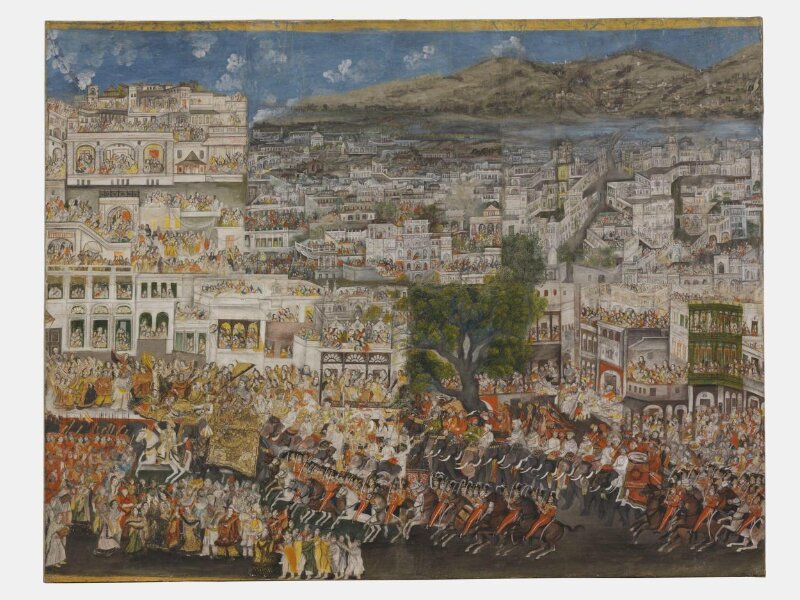 A Procession of Ghazi ud-Din Haider through Lucknow