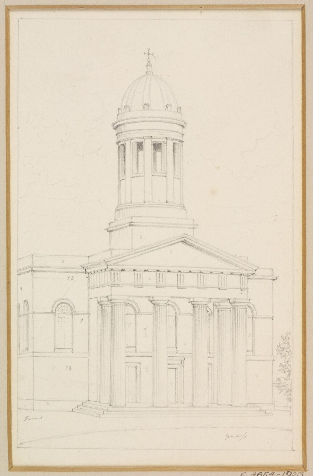 Drawing, Thomas Hosmer Shepherd, July 1827