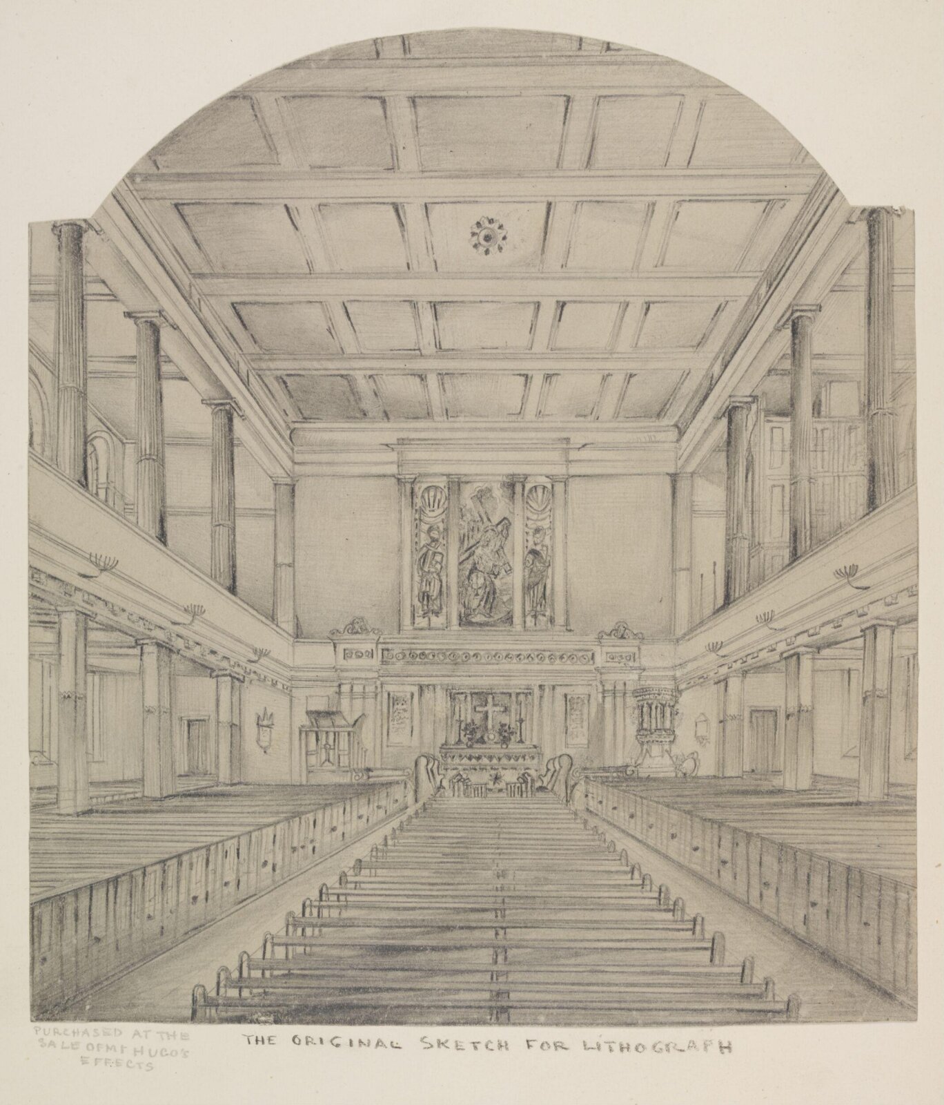 Drawing, H Greenwood, ca. 1870