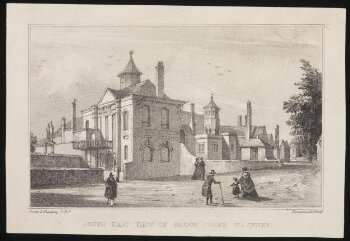 South east view of Brooke House, Hackney