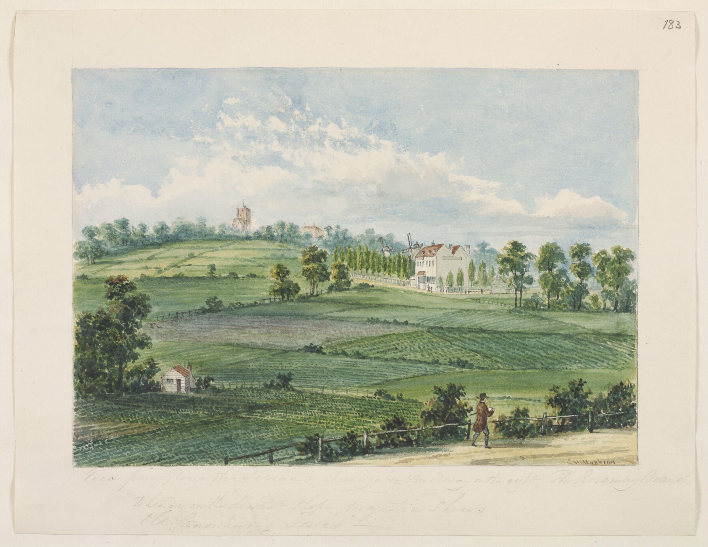 The Rosemary Branch, 1856, C. H. Matthews, 1856