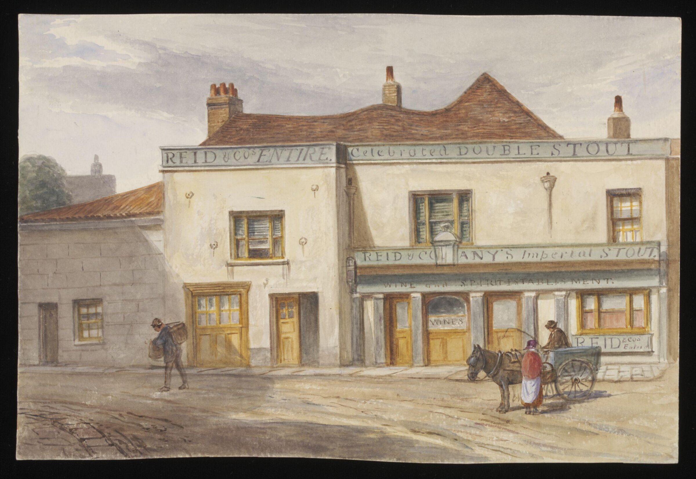 The Green Man, Balls Pond Road, J.T. Wilson, December 1869