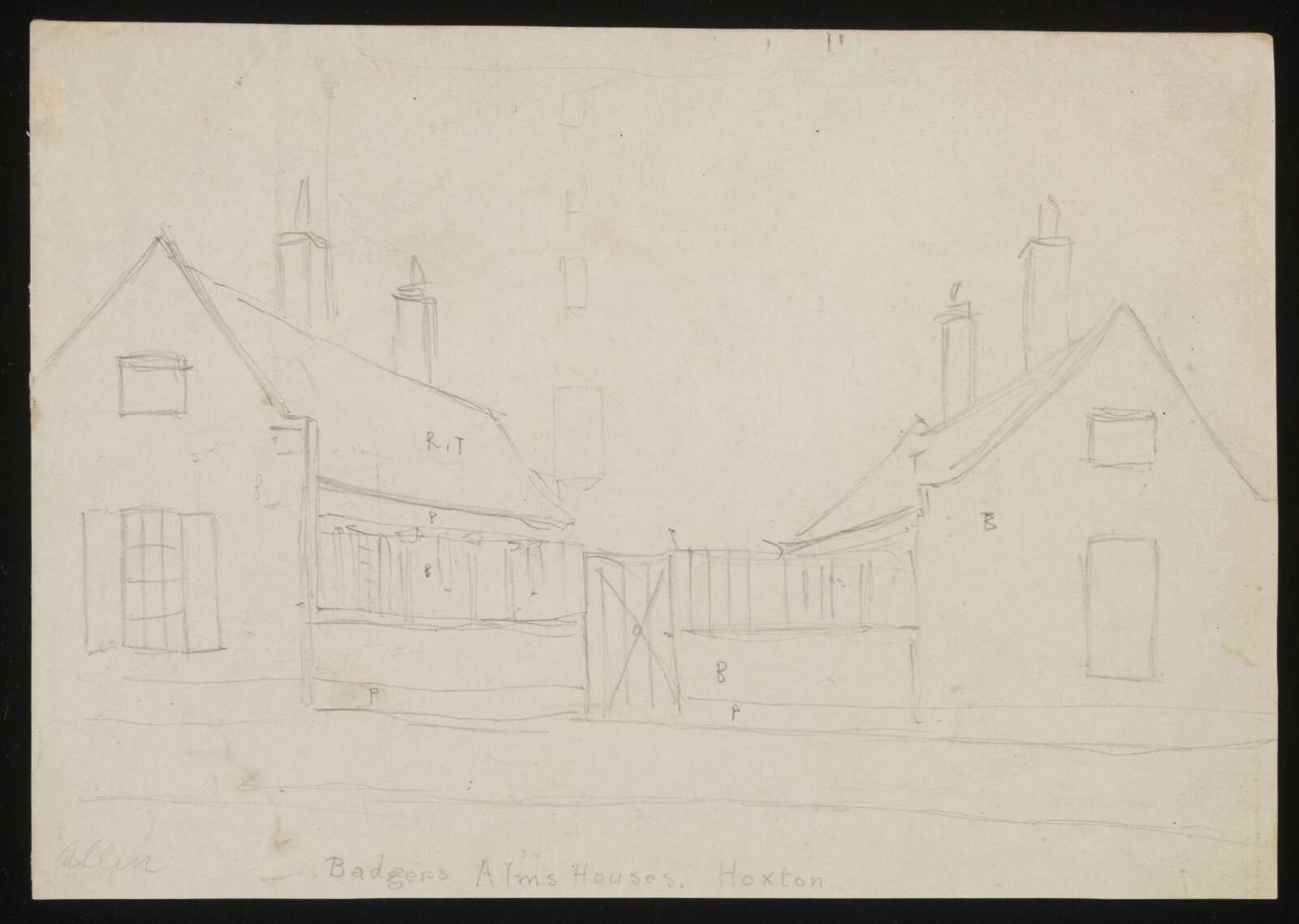 Drawing, Allen, ca. 1860