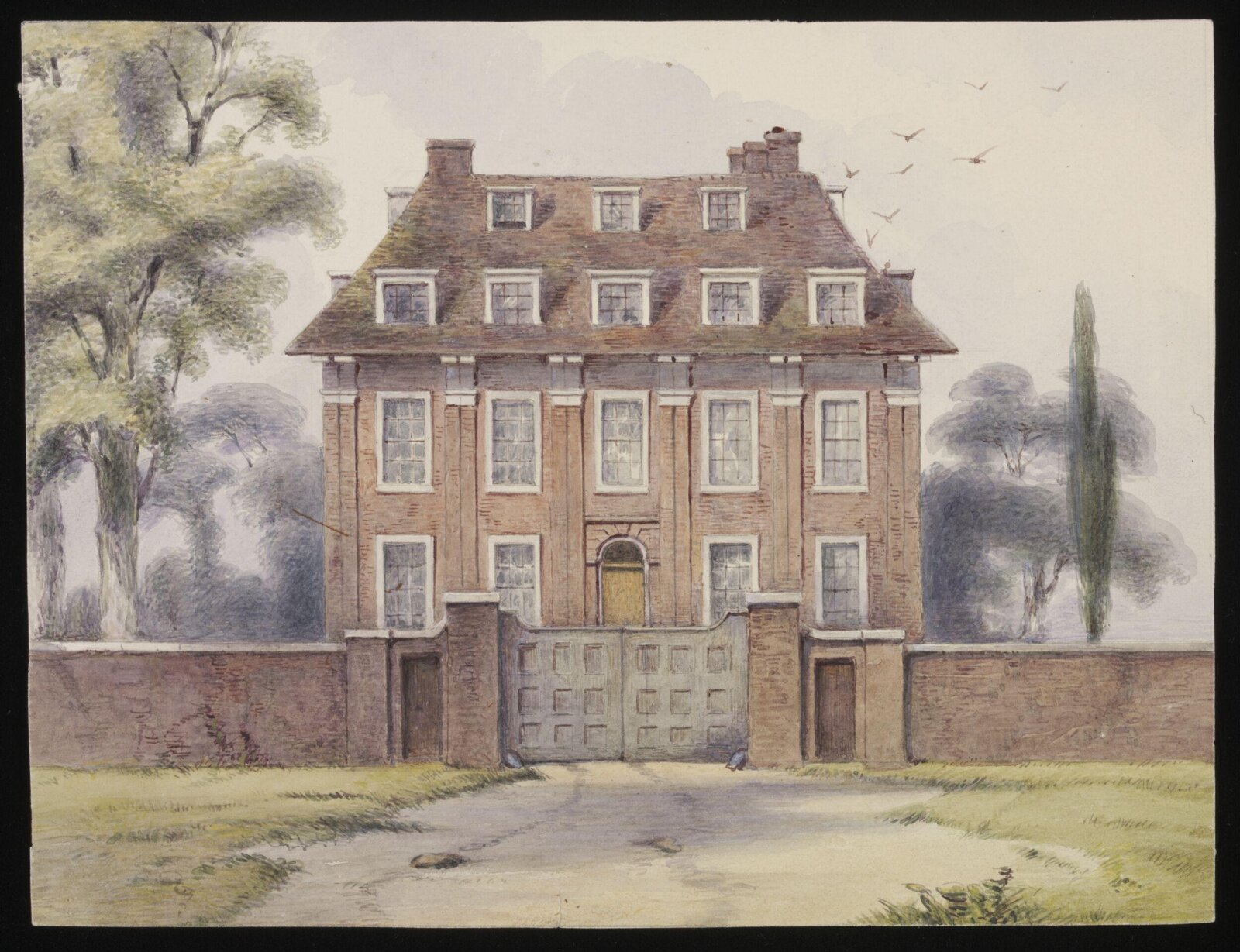 Watercolour, Thomas Hosmer Shepherd, ca. 1830