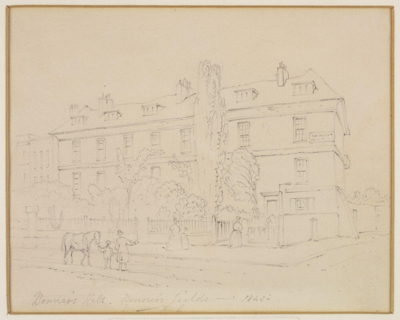 Unknown, Bonner's Hall, 1843