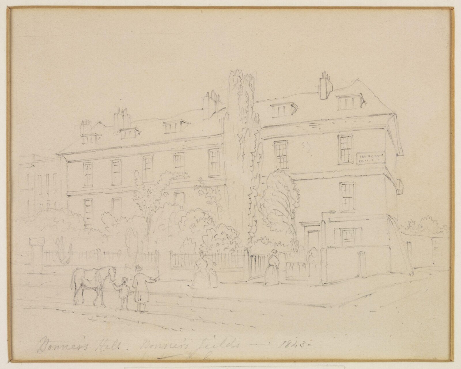 Bonner's Hall, 1843, 1843