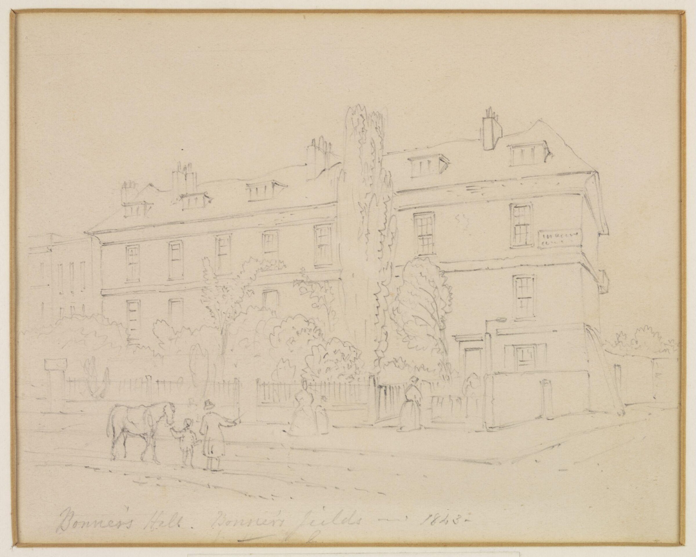 Bonner's Hall, 1843, 1843