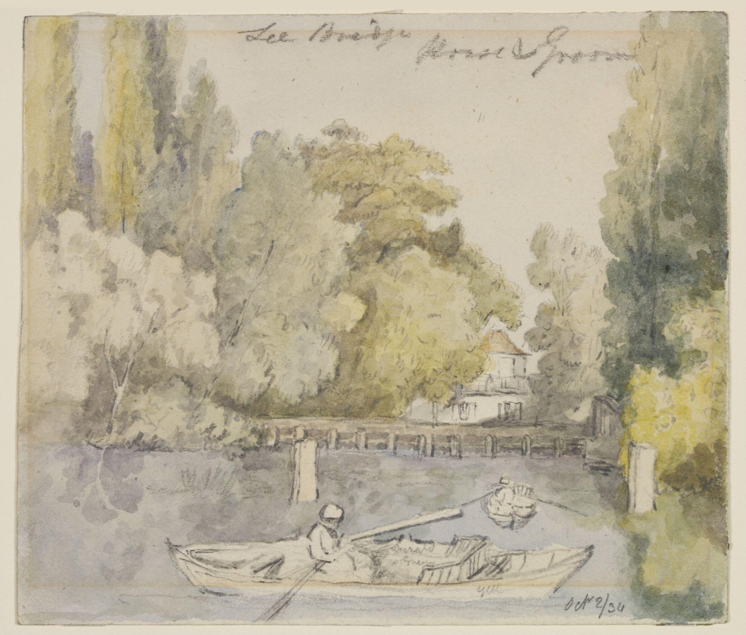 Boating, Horse and Groom, 1834., Thomas Hosmer Shepherd, 1834