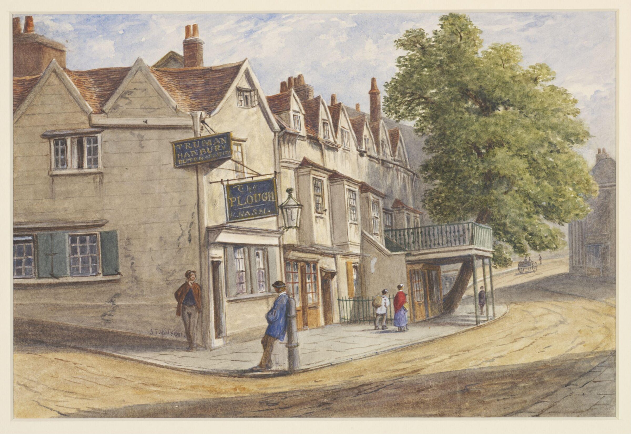 The Plough Inn, Homerton, J. T. Wilson, 1869