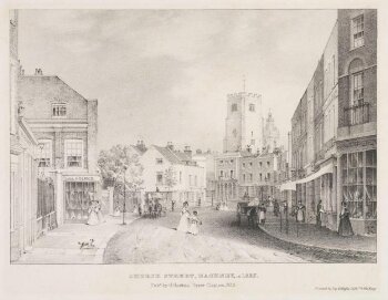 Church Street, Hackney, in 1853