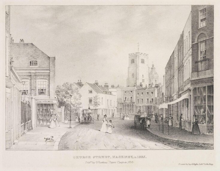 Church Street, Hackney, in 1853 top image