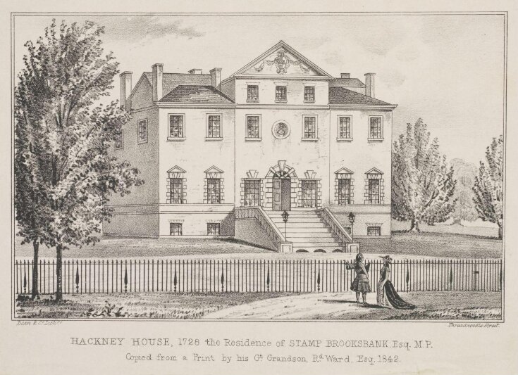 Hackney House, 1728, the Residence of Stamp Brooksbank, Esq., M.P. top image