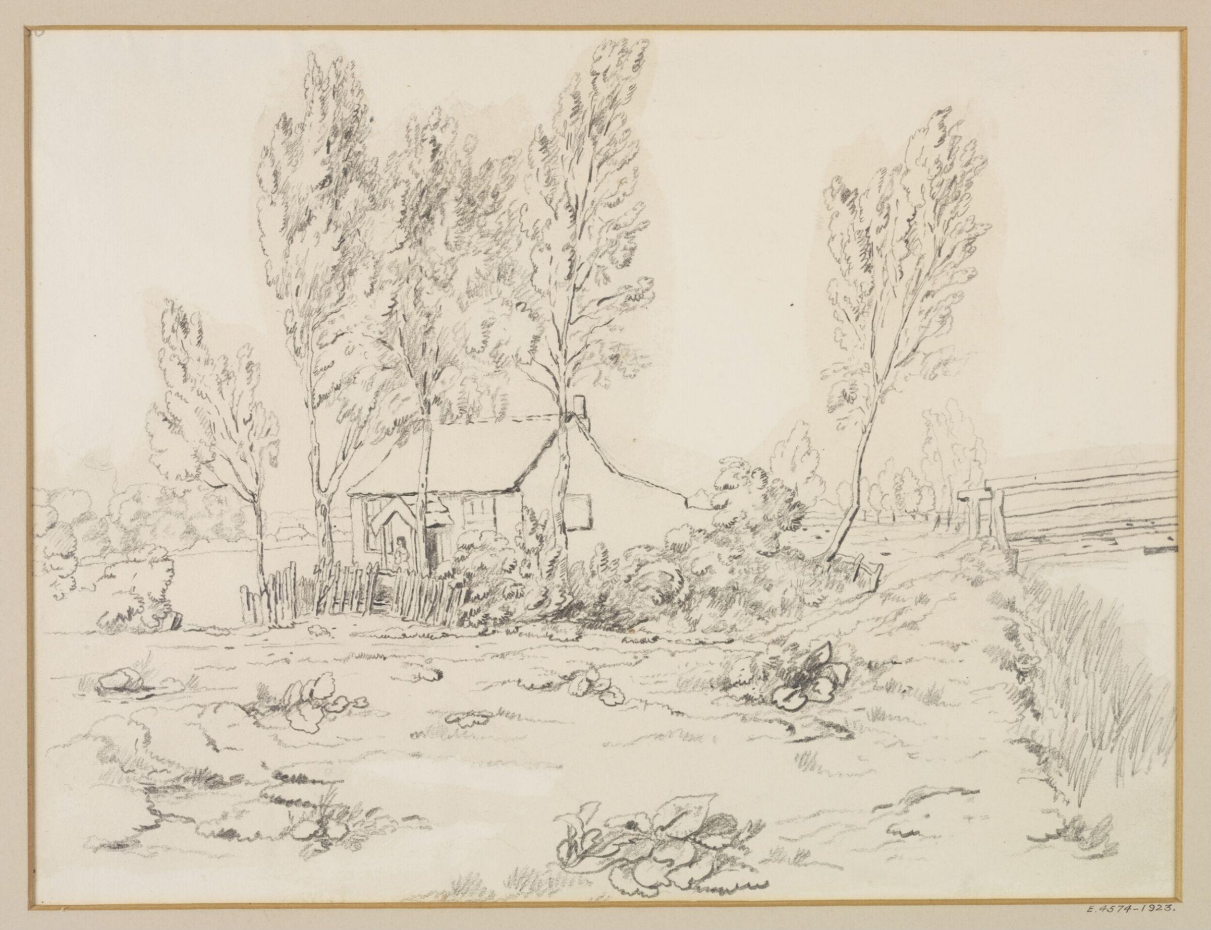 Cottage, side of Canal, River Lea, near Homerton, 1831., Thomas Hosmer Shepherd, 1831