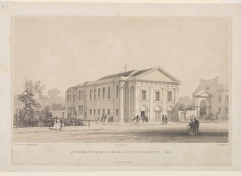 St. Thomas' Square Chapel & Schools, Hackney, 1841