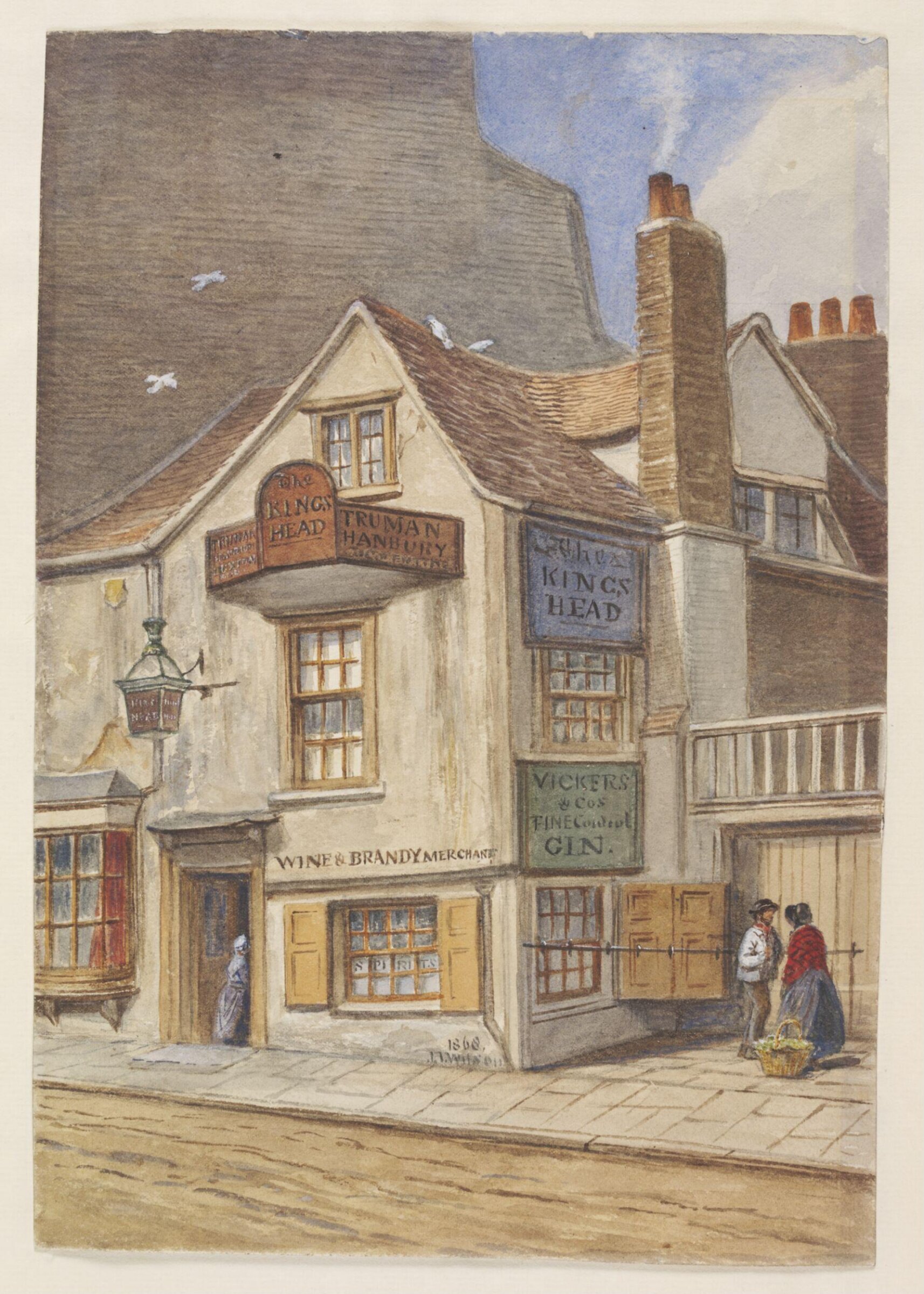 The King's Head, Hackney, J. T. Wilson, 1868
