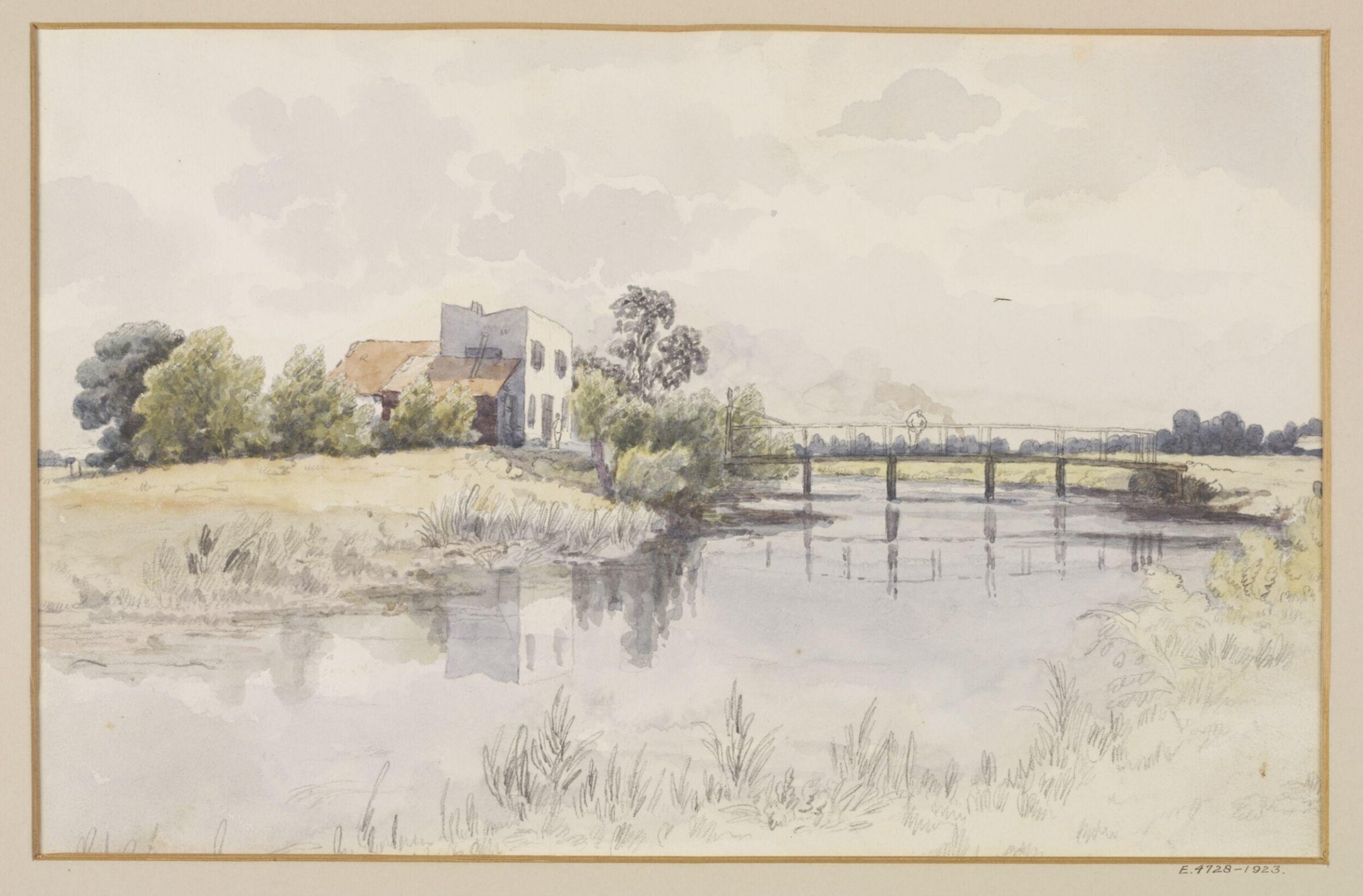 A noted Fishing Resort: the White House, at the Ferry on the River Lea, near the path leading to Homerton, T. H. Shepherd, 27 July 1831
