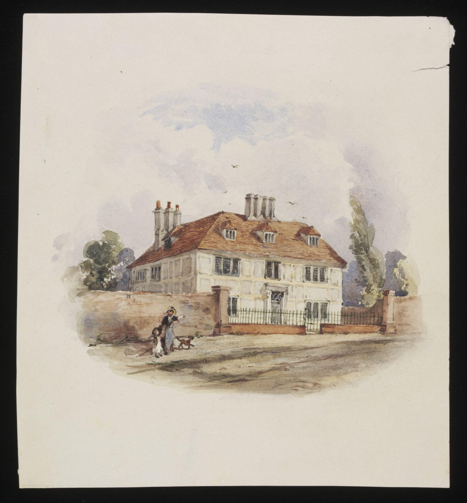 Watercolour, ca. 1840