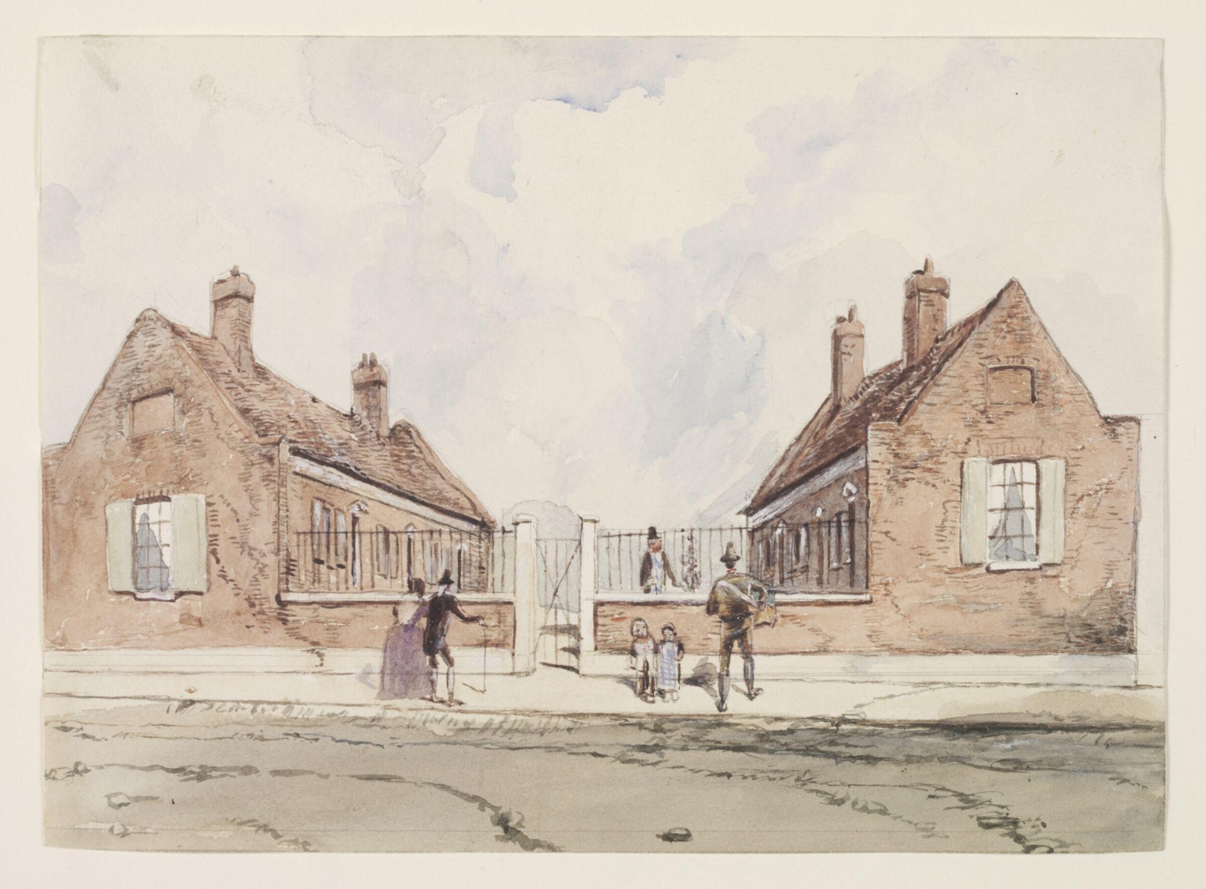 Drawing, Allen, ca. 1860
