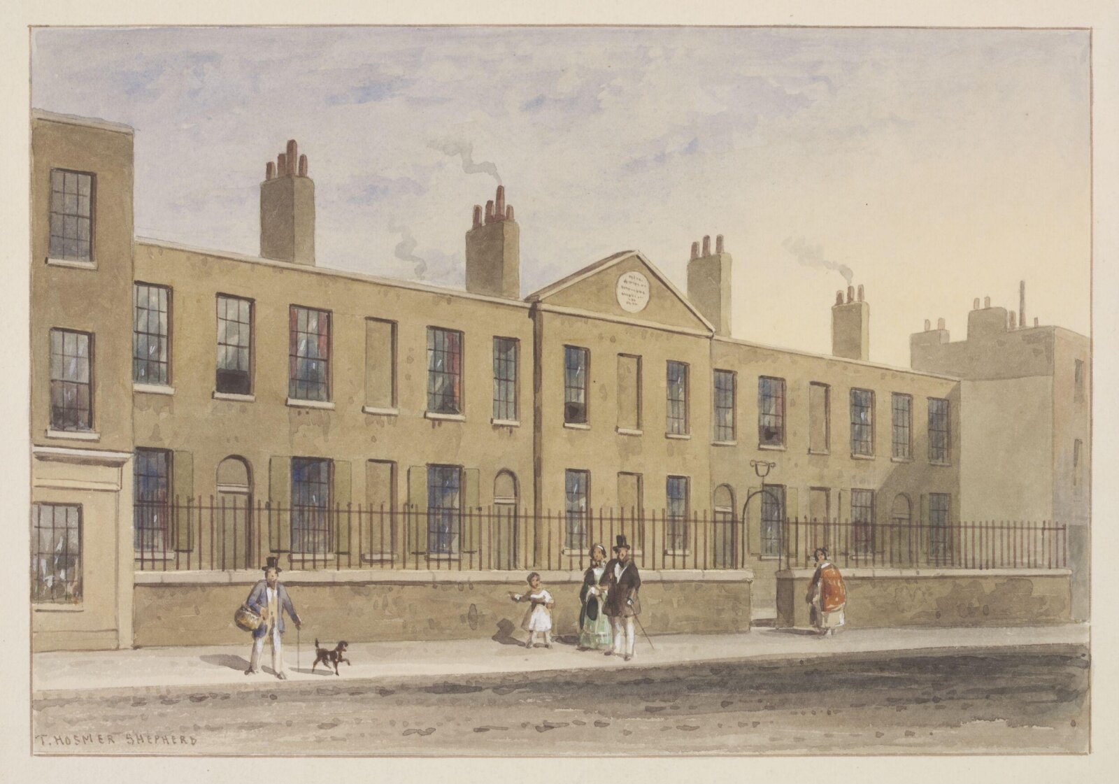 Drawing, Thomas Hosmer Shepherd, ca. 1850