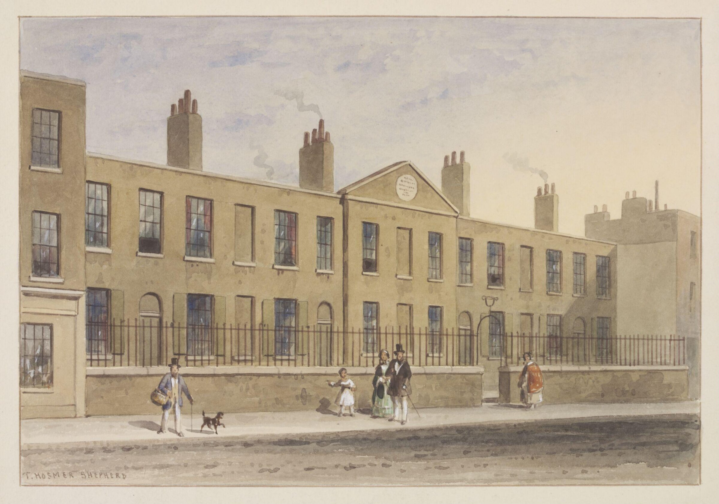 Drawing, Thomas Hosmer Shepherd, ca. 1850