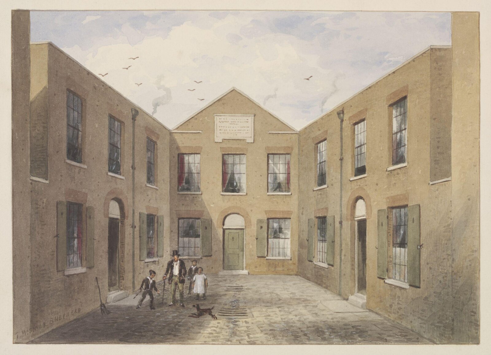 Drawing, Thomas Hosmer Shepherd, ca. 1850